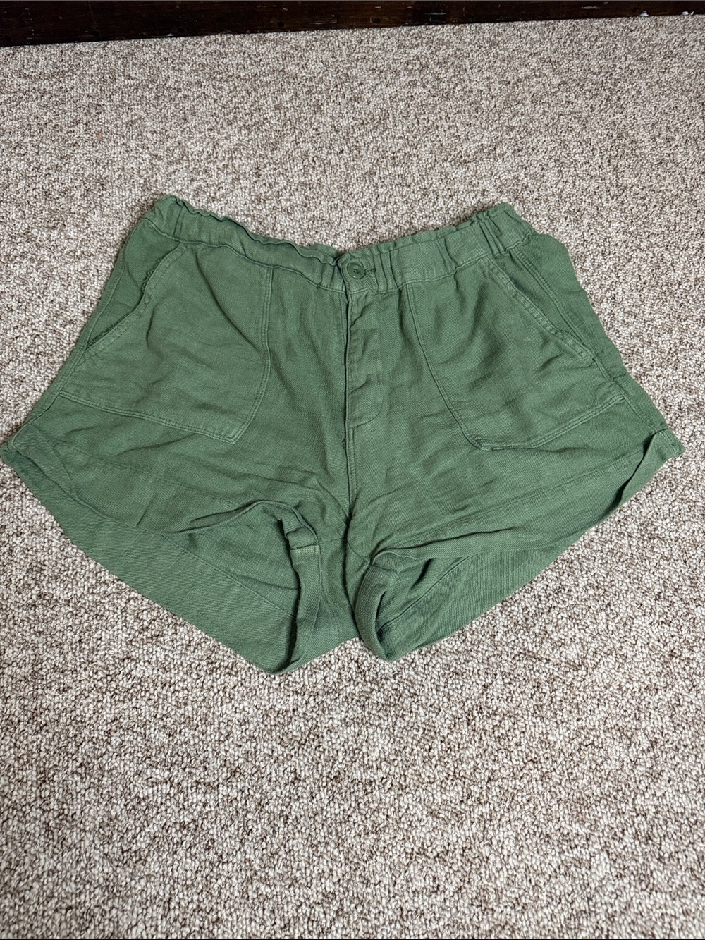 Blank NYC Casual Olive Green Women's Lounge Shorts